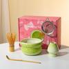 Set Matcha Set Frusta Matcha, Set Matcha in Ceramica 5 Pezzi Kit Matcha Per Amanti del Matcha Kit Matcha