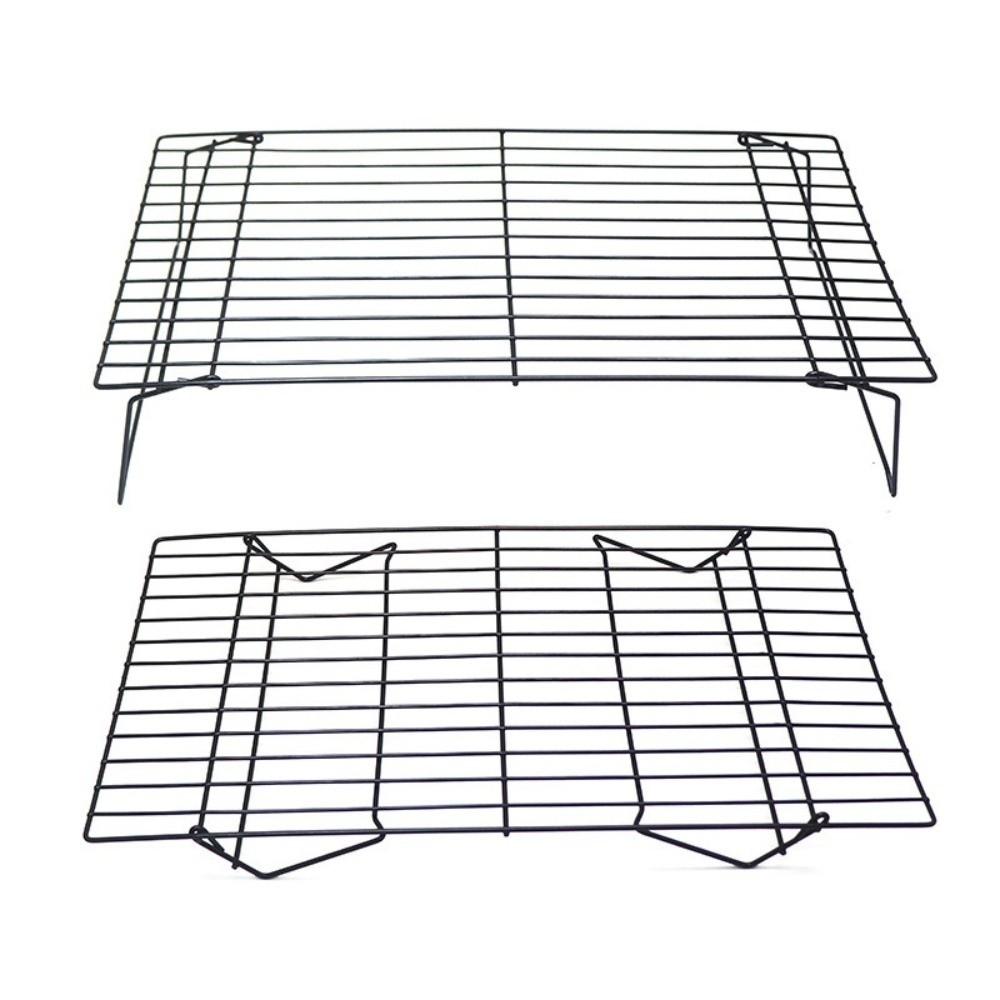 3-stöckiger Kuchen-Abkühlrost Antihaft Drahtgitter Netzmatte Grillregal Pizza Brot