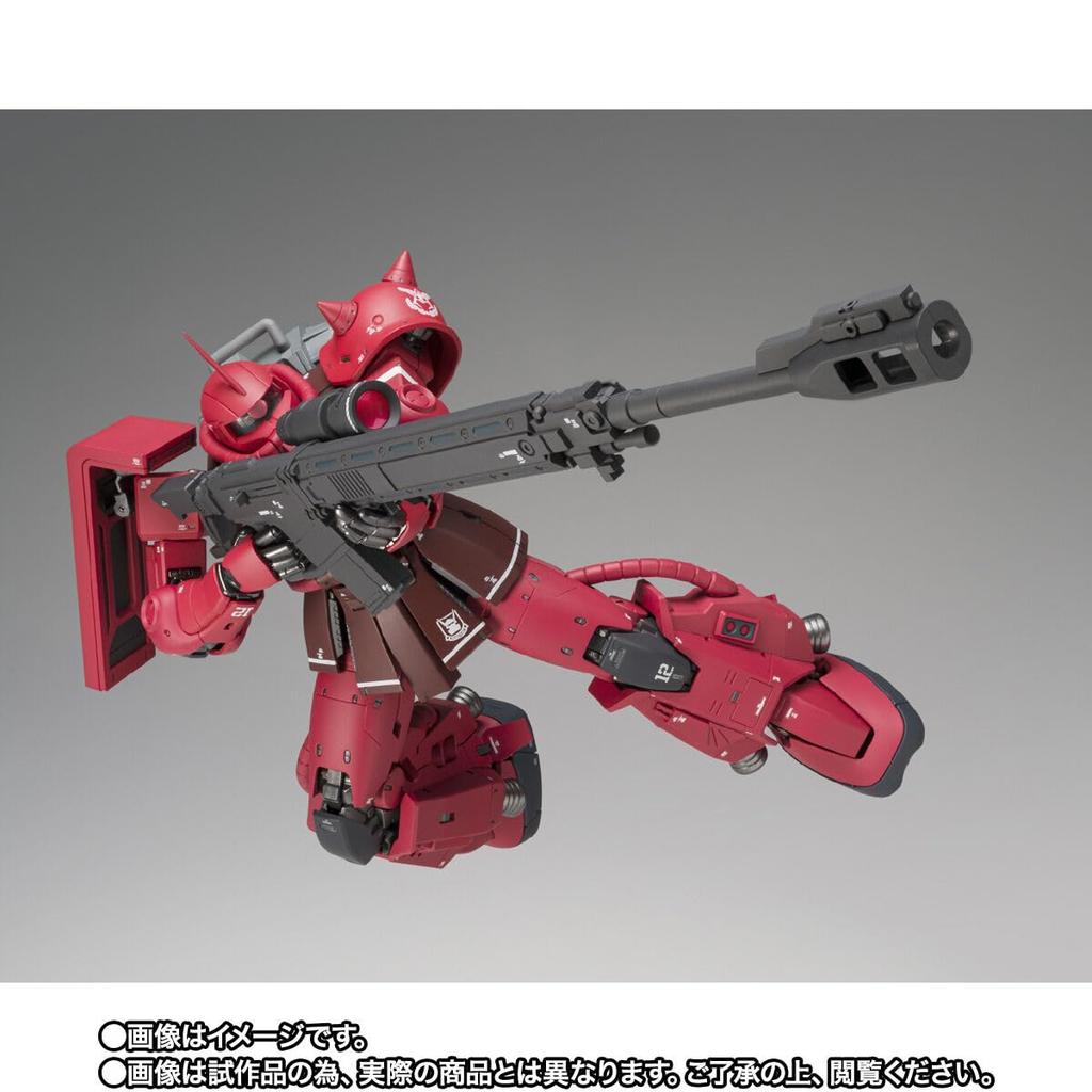 GUNDAM FIX FIGURATION METAL COMPOSITE Custom High Mobility Zaku II Painted Figure MS-06R-1A Char's