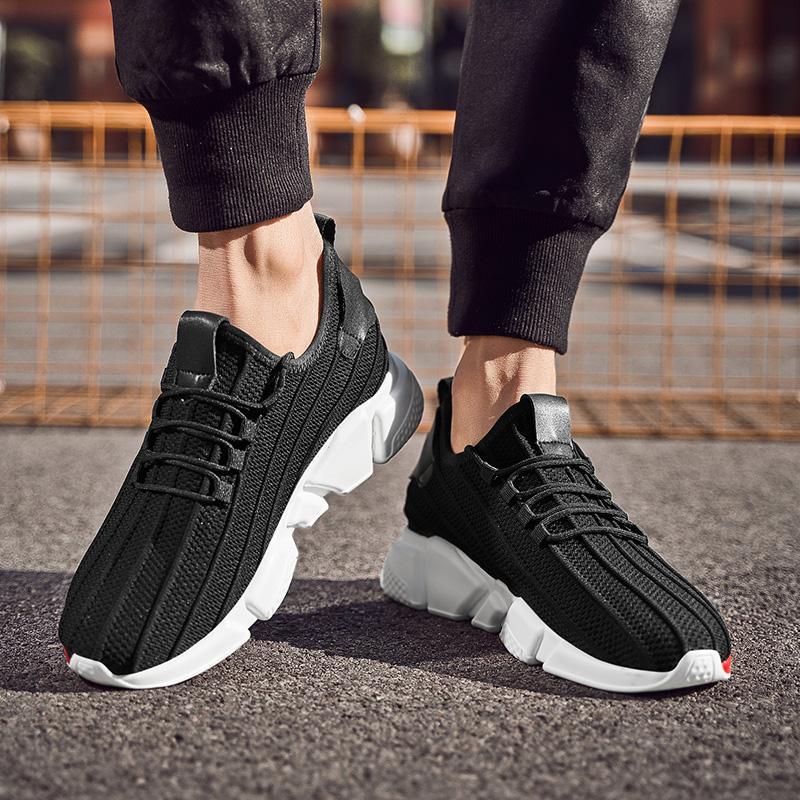Fashion Men's Breathable Mesh Height Increase Sneakers Lightweight Elevator Shoes with 6cm Hidden Lifts Sporty Stylish Design for Casual