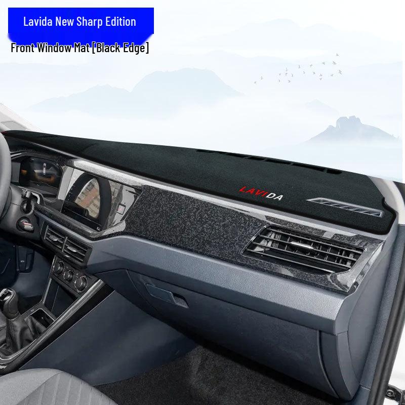 Volkswagen Lavida Dashboard Sunshade: Light-Blocking Console Pad for Interior Protection, Sharp Edition 24 Voyage.
