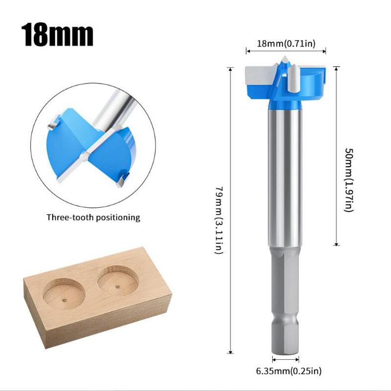 1/4inch Shank 15-35mm Carbide Hinge Boring Bit Woodworking Tools Desktop Hinge Door Lock Router Bit Hole Opener