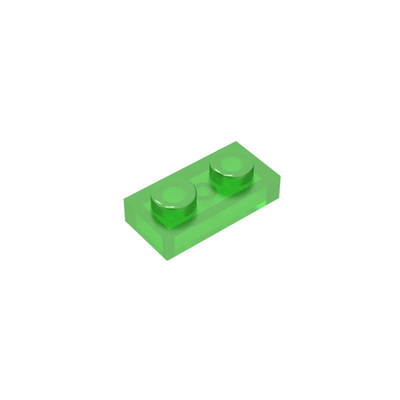 60pcs/lot 3023 DIY Blocks Building Bricks Thin 1X2 Educational Assemblage Construction Toys for Children Compatible With Brand