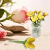 Mini Glass Flower Artificial Creative Collectible Decoration Floral Figurine for Mom Wife