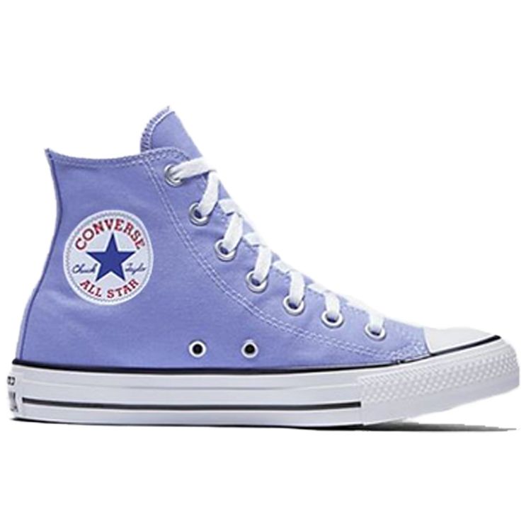 Converse Chuck Taylor All Star Seasonal High Top Retro Casual Canvas Shoes Unisex Sneakers Light-Purple 160455F