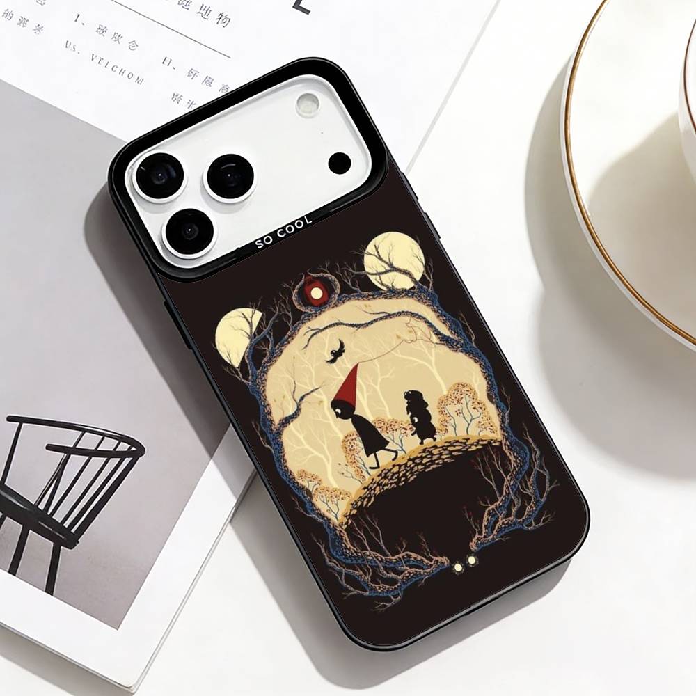 O-Over the G-Garden W-Wall Dark Fairy Tale Phone Case For iPhone17,16,15,14,13,12,Pro Max Black Colorful Phone case