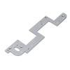 Woodworking Slotting Router Template High Accuracy Aluminum Alloy Cabinet Door Non Handle Slot Moldi