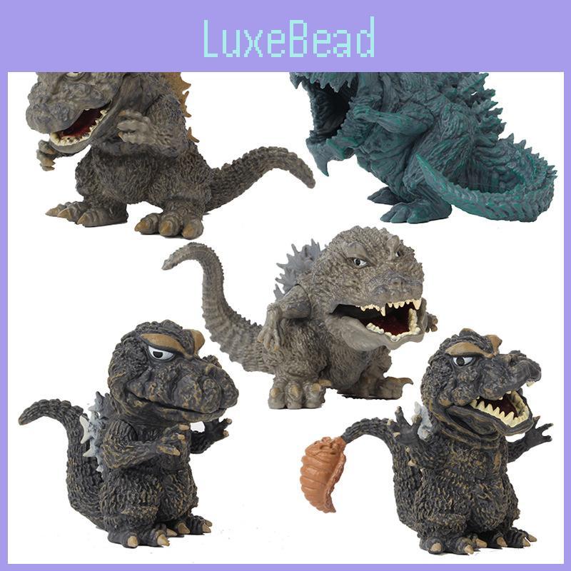 Adorable Godzilla Figurine Model Pvc Q Version 5 Styles Monster King Toy Doll Collectible