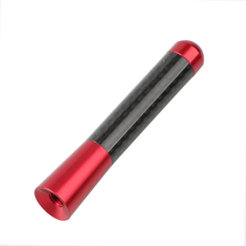 1pc Enhancement Acceptance Signal Stretchable 12cm Car'S Carbon Fiber Signal Antenna Radio Broadcast Signal External Accessories