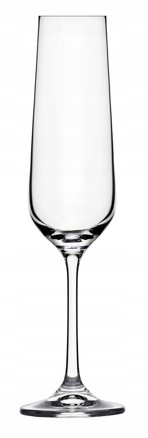 Clear Glass Champagne Flutes On Stem, , Porto