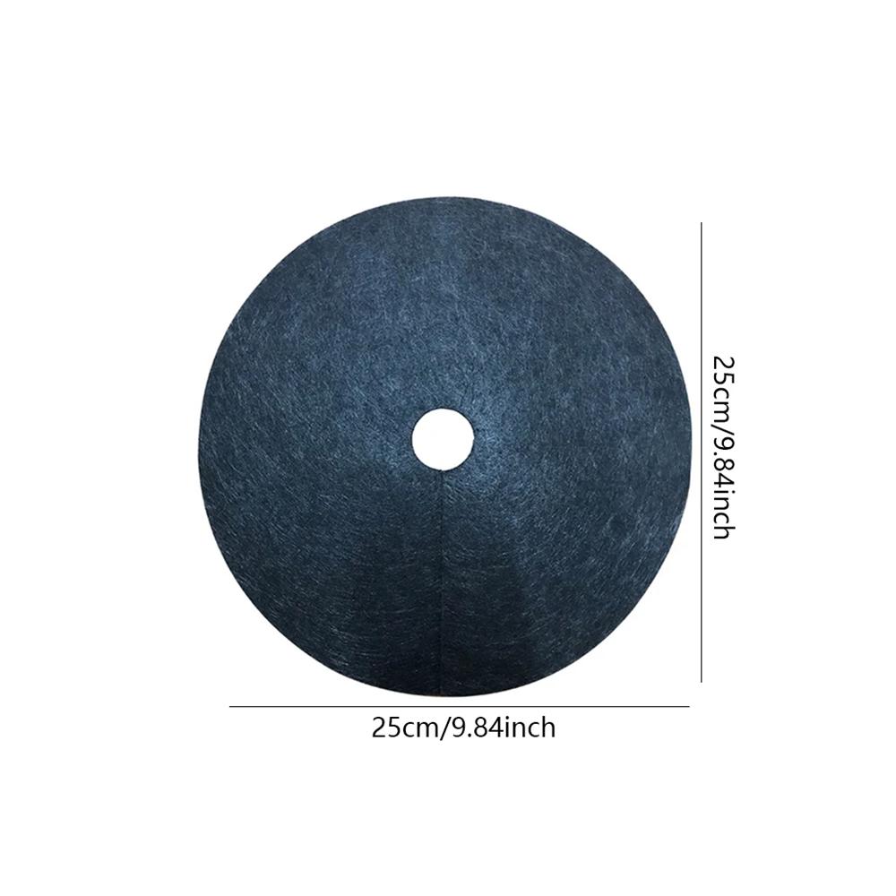 10PCS Tree Protection Weed Mats Ecological Control Non-Woven Cloth Mulch Ring Round Weed Barrier Plant Cover for Orchard Garden