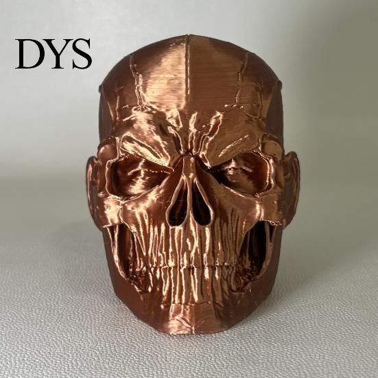Část pro úpravu vozidla Kryt tažného zařízení Lebka, Univerzální tažná koule 3D tištěný Prachový Tvrdý Styl Krytka nářadí nákladního vozidla s texturou prasklin,