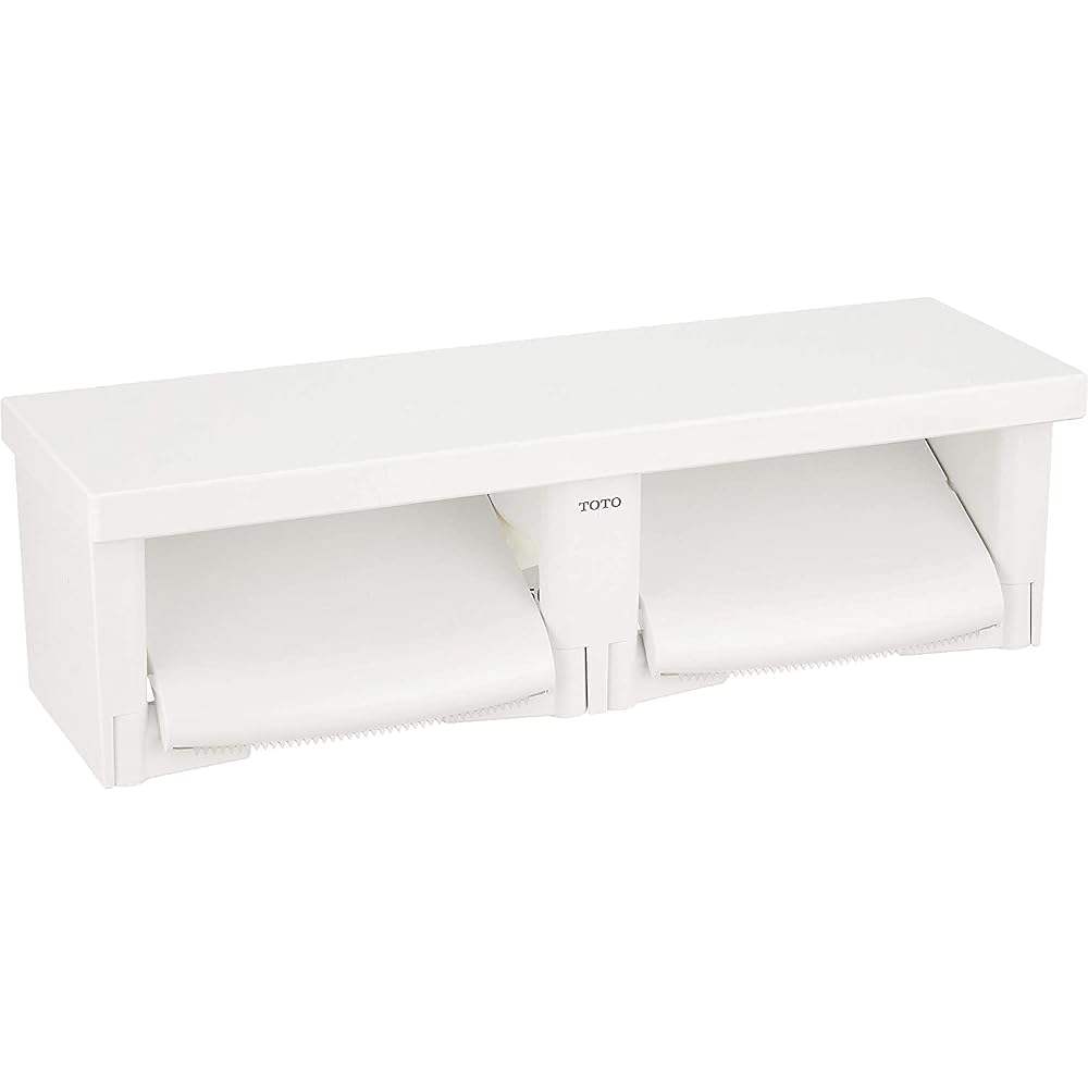 TOTO YH650 Double Cigarette Roll Flat Shelf (Resin) White #NW1