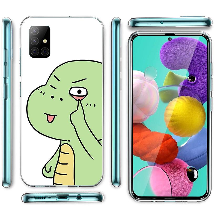 Dinosaur Cartoon Cute Phone Case For Samsung Galaxy A52 A32 A22 A12 A02S A50S A30S A51 A31 AA71 Note 20 Ultra 10 S10 Plus Galaxy