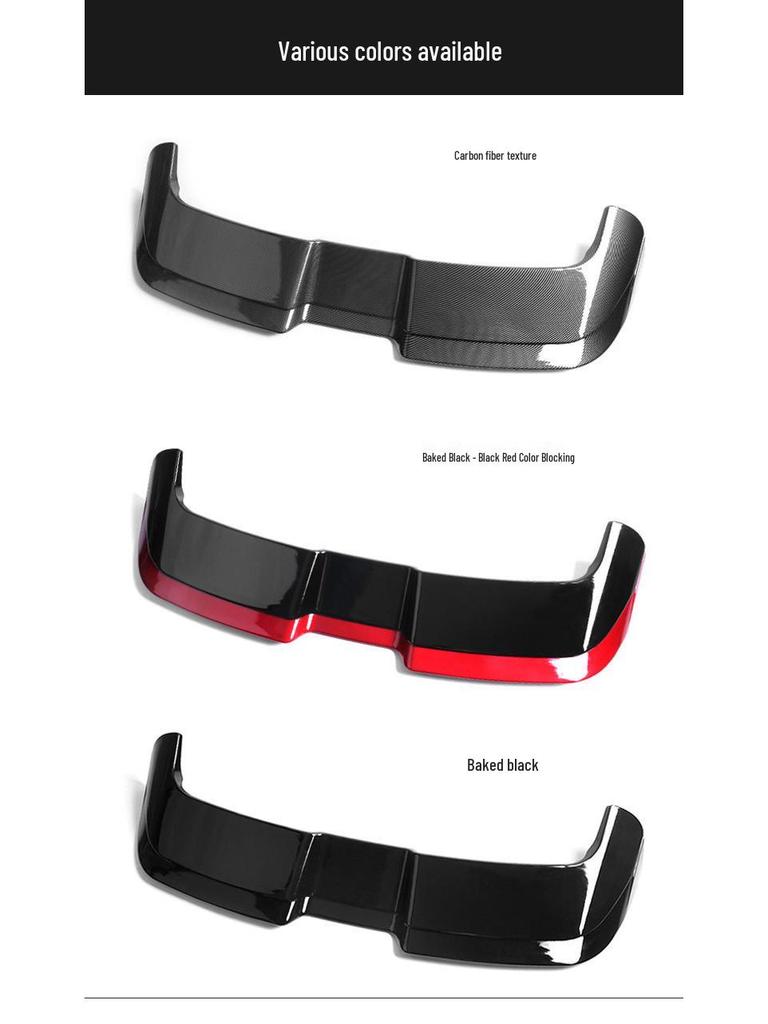 Compatible avec Nissan Qashqai Sport 2020: Spoiler de toit arrière sans perçage avec volet Gurney pour modification extérieure de voiture.