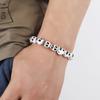 Dark Hip Hop Skull Beaded Bracelet Punk Gothic Retro Couple Bracelet Trend Personality Jewelry