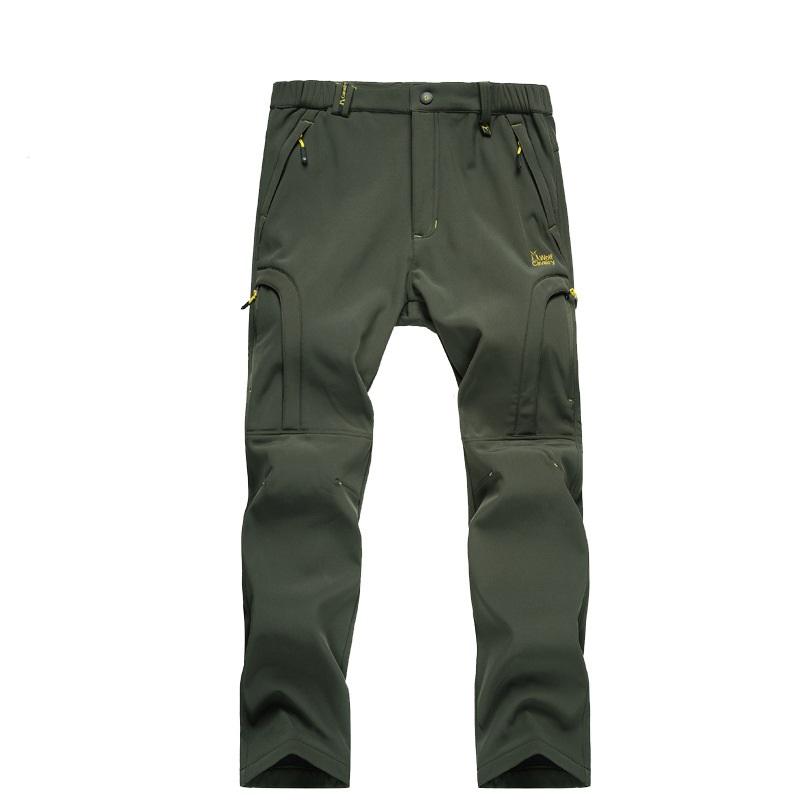 

Толстые теплые флисовые походные брюки женские зимние водонепроницаемые ветрозащитные уличные мягкие непромокаемые брюки треккинговые лыжные брюки для кемпинга M зелёный