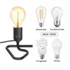 EU/US Plug E27 E26 Lamp Base Holder With Switch Vintage Table Lamp Bedside Lamp Night Light For Bedroom Living Room Decor
