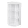 Makeup Brush Holder With Lid Clear Rotating Cosmetic Tool Organizer For Vanity