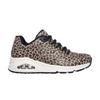 Womens/Ladies Uno Stand On Air Leopard Print Trainers