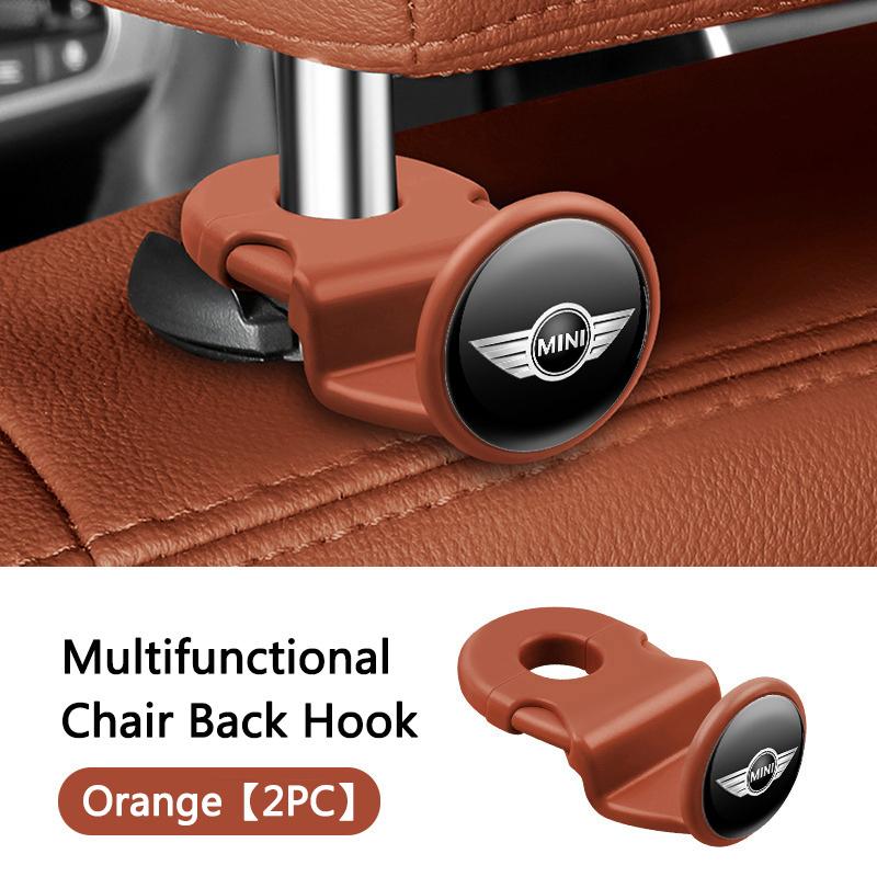BBIQ7 Car Interior Hanging Storage Hook Clips Organizer For BMW Mini Cooper Countryman Clubman R55 R56 R60 F54 F55 F56 Sticker