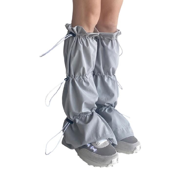 Gothic Knee Pad Socks Leg Sleeve Ankle Knee Warmers Boot Cuffs Knee Leg Socks