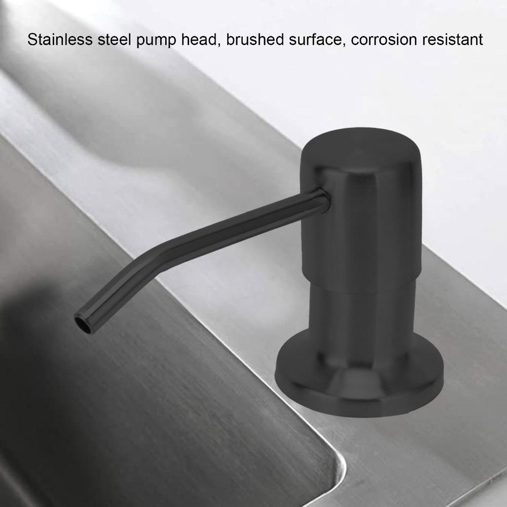 Stainless Steel Soap Dispenser Pump 3.94ft Extension Tube Built In Soap Dispenser  Home Use