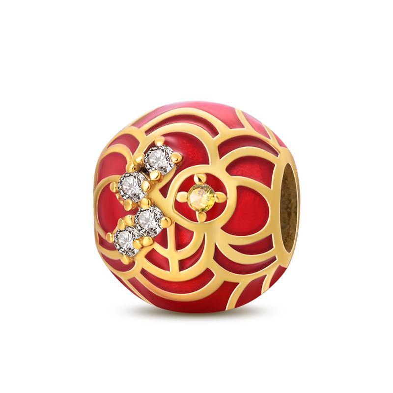 Copper Chinese Knot Gold Ingot Squib Charms New Year'S Traditional Beads Fit Pandachoriginal Bracelets Diy Jewelry Gift