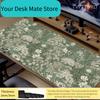 Mouse Pad Green Vintage Flowers Gaming XL New HD Custom Mousepad XXL MousePads Soft Carpet Office Office Accessories Mouse Ma