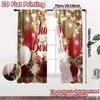 2pcs   2D FLAT PRINTING Curtains (Without Rod) Birthday Bliss(1) Chic Minimalist Curtains Polyester Easy Install Curtains All