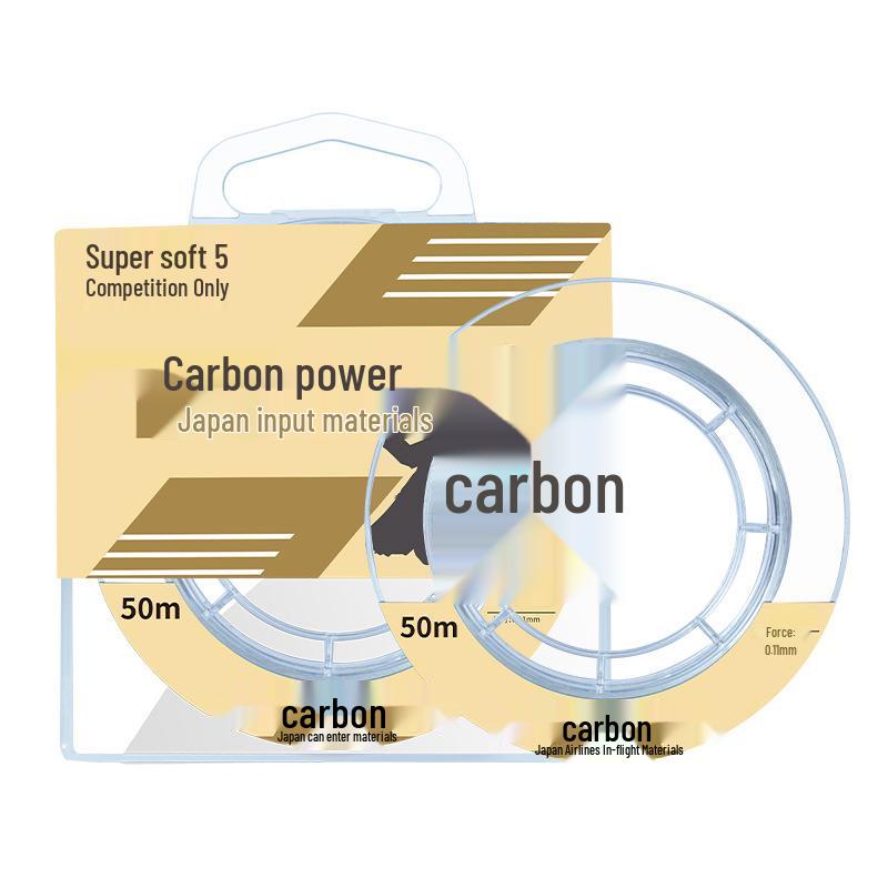 

Высокопрочная углеродная леска-лидер для рыбалки: Мягкая, Прочная, Специальная Леска для Приманок 0.4