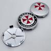 AAXI1 4pcs Umbrella Logo Emblem Car Wheel Center Caps OD 68MM Clips 63MM Wheels Hub Cap Rim Hubcaps Dust Cover Relpace Car Accessories
