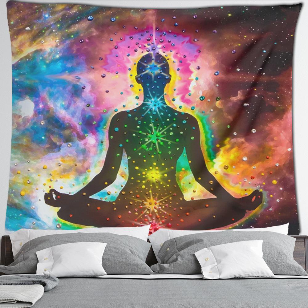 

Декор для гостиной, спальни, настенный гобелен, домашний декор, гобелен с грибами, настенное покрытие с принтом, фон, ткань, тапиз 100X75CM