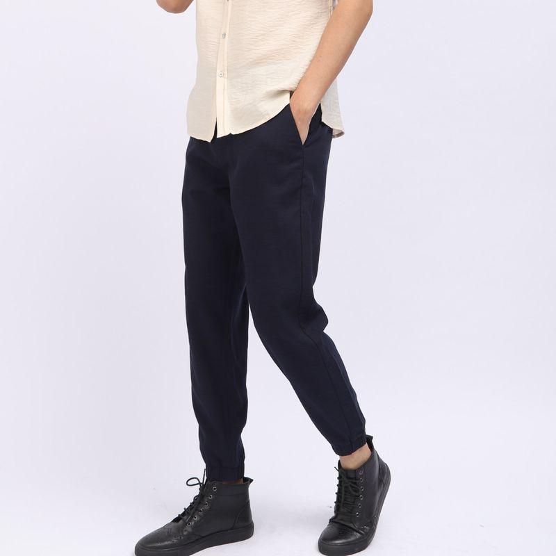 Menseye Small Foot Rubber Band Chinese Fad Workwear Casual Pants