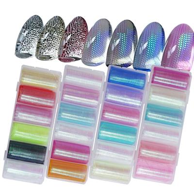 Spring And Summer Symphony Silk Mesh Manicure, Exquisite Three-Dimensional Multi-Color Mesh Yarn, Fish Scale Pattern Manicure, Manicure Material