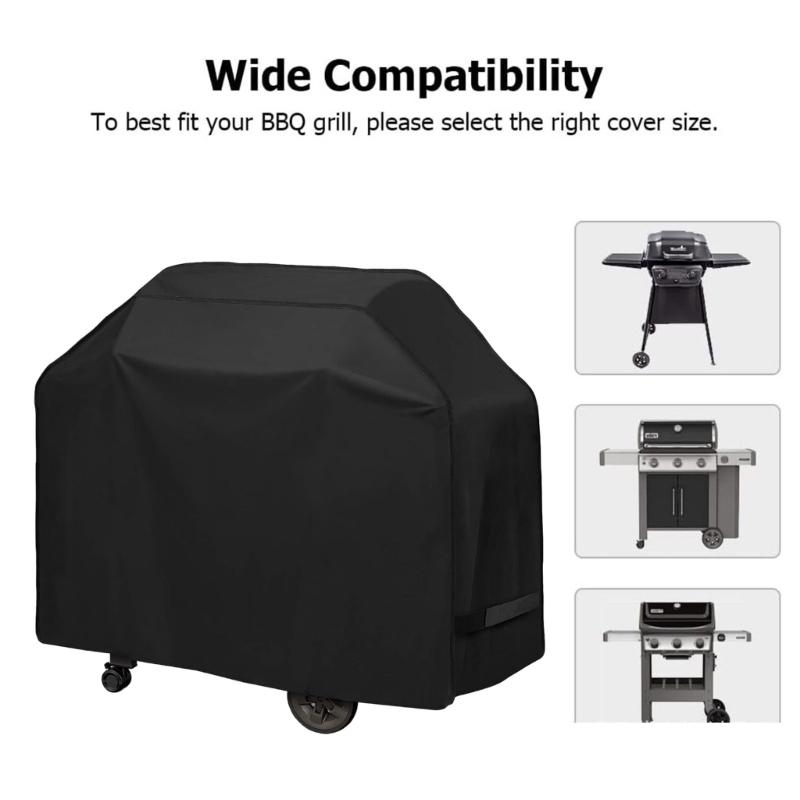 Waterproofs Heavy Duty Grill Cover Outdoor Barbecue Cover Dustproof BBQ Protective Case Universal Outdoor Grill Cover