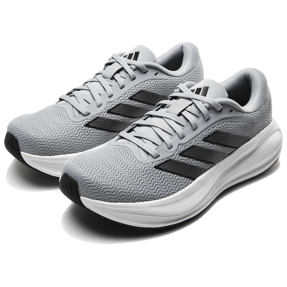 adidas Response Runner 2 Comfortable Versatile Fabric Durable Breathable Lightweight Running Shoes Unisex Sneaker Gray KJ1734