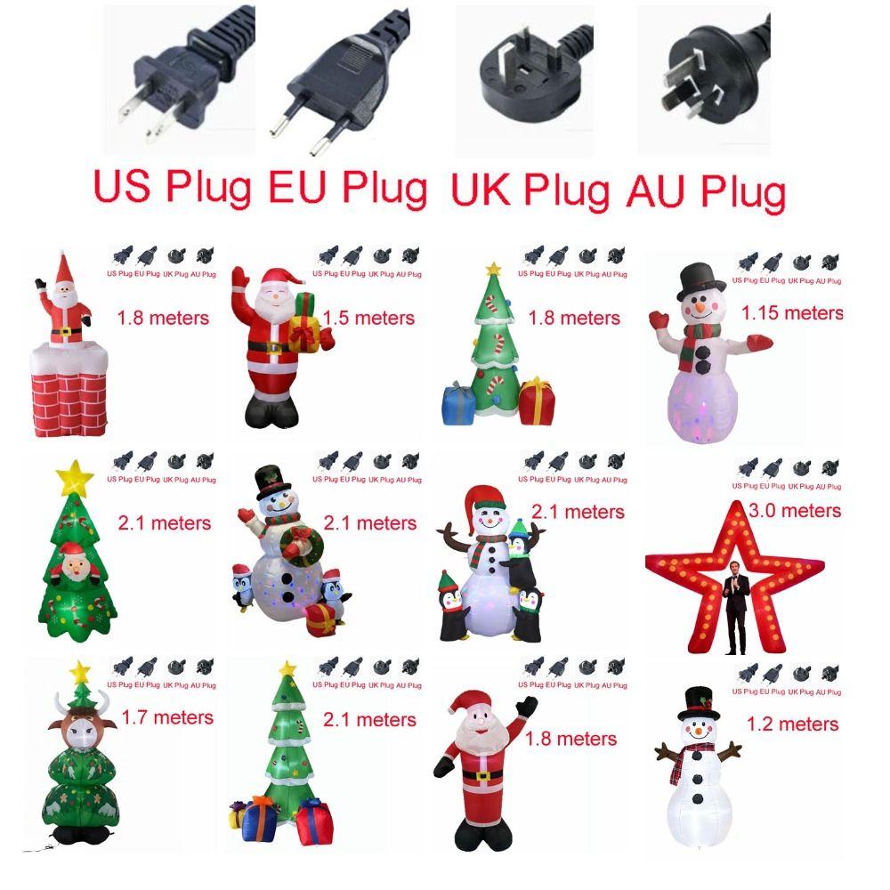 LED Lighted Blow Up Yard Decor Waterproof Christmas Decorations Christmas Inflatables Outdoor Use