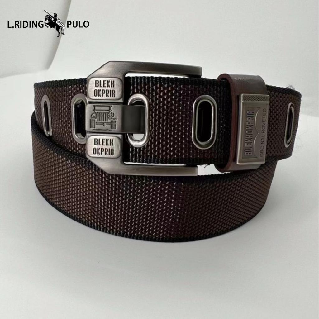 Men's Pin Buckle Canvas Belt Youth Overalls Belt Casual Durable Belt Fashion Trend All-match Belt