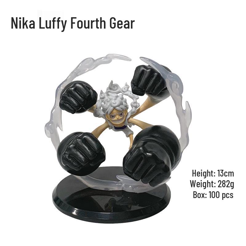 One Piece DXF Sun God Nika: Luffy Gear Fifth, Zoro, Sanji, Nami, Chopper, Kid, Killer Figures.
