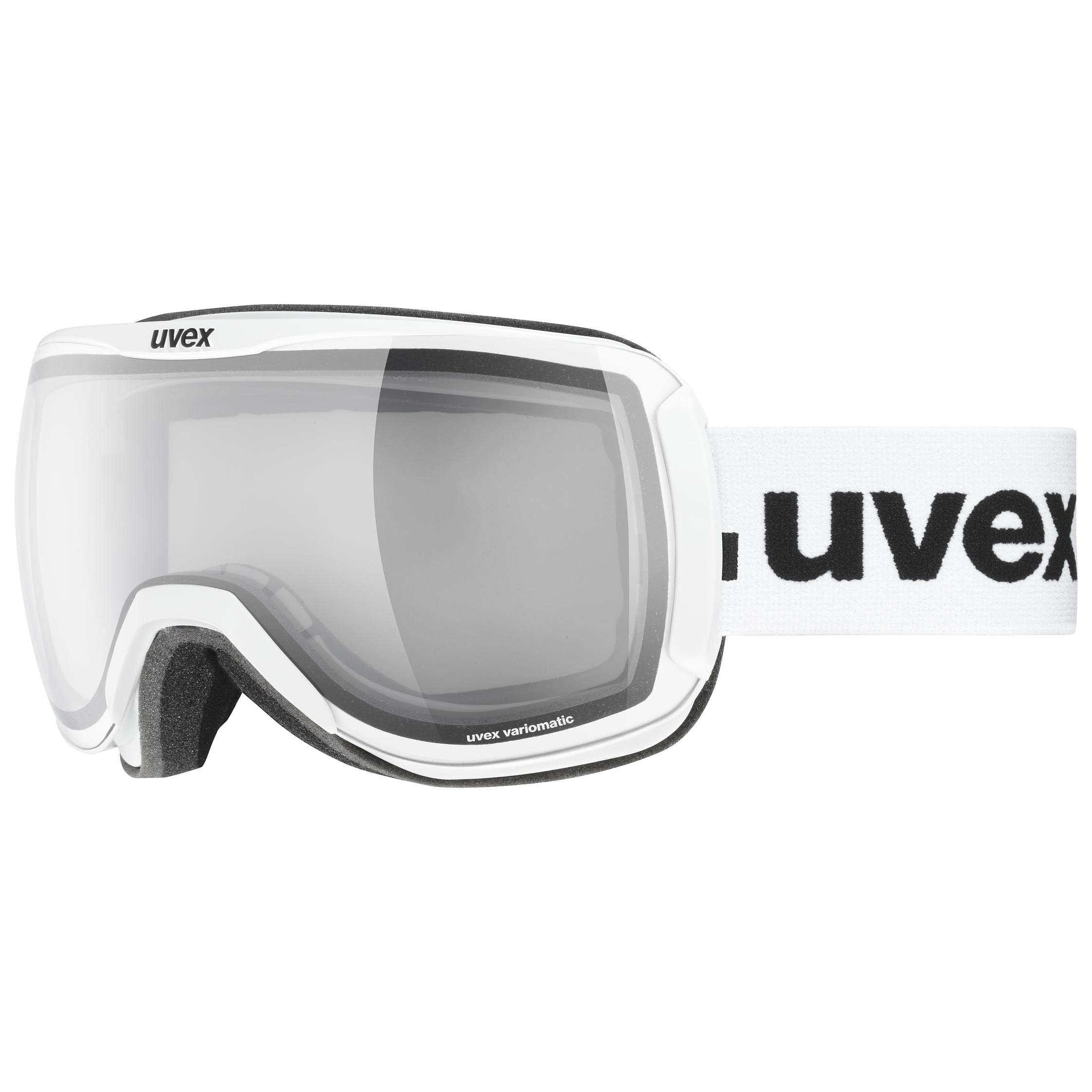 

Ski Snowboard Goggles Unisex Polarized Dimmable Glasses Can Be Used Asian Fit downhill 2100 VPX White Shiny Free Size [UBEX]