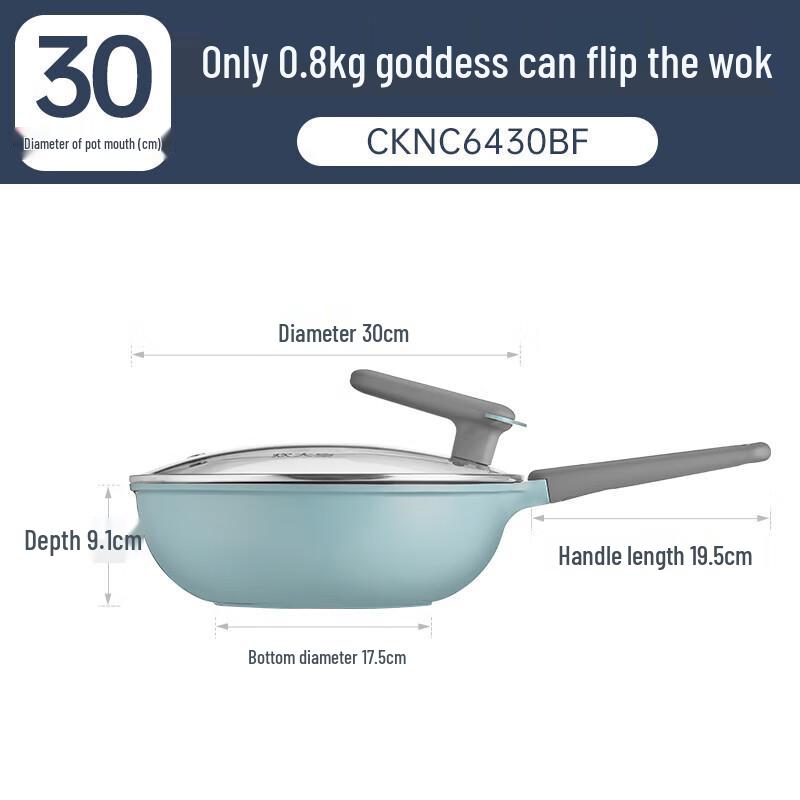Chui Da Huang Flat Bottom Non-Stick Wok