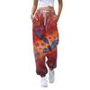 Women's Sports Pants With Pockets Fashion Print Elastic Waist Pants Casual Sweatpants Pants