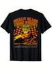Men's 2025 Myrtle Beach Bike Rally 86th Annual Vintage Motorcycle T-Shirt - 100% Cotton Relaxed Fit