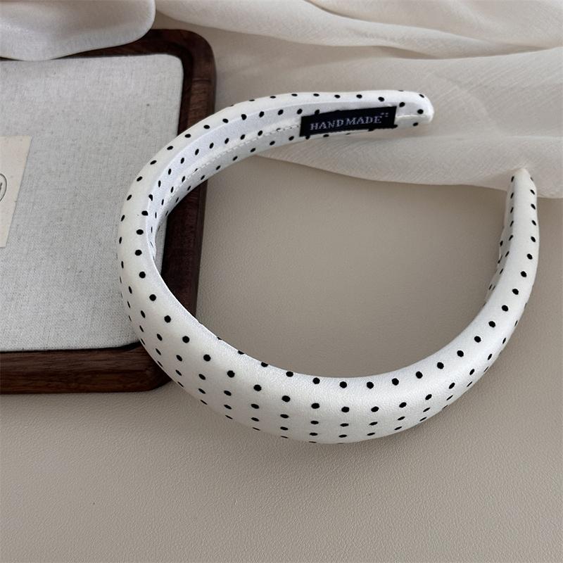 Polka Dot Wide-brimmed Headbands Women's Korean Simple Versatile Hair Band Hair Accessories