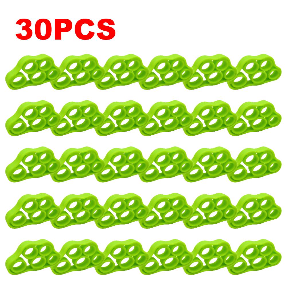 10-40PCS Silicone Finger Gripper 5 Fingers Strengthener Trainer Elastic Wrist Stretcher Finger Expander For Fitness Training New