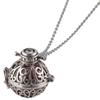 Stainless Steel Bone Ash Pendant Hollow Flower Memorial Locket Pendant  for Human and Pet Ashes