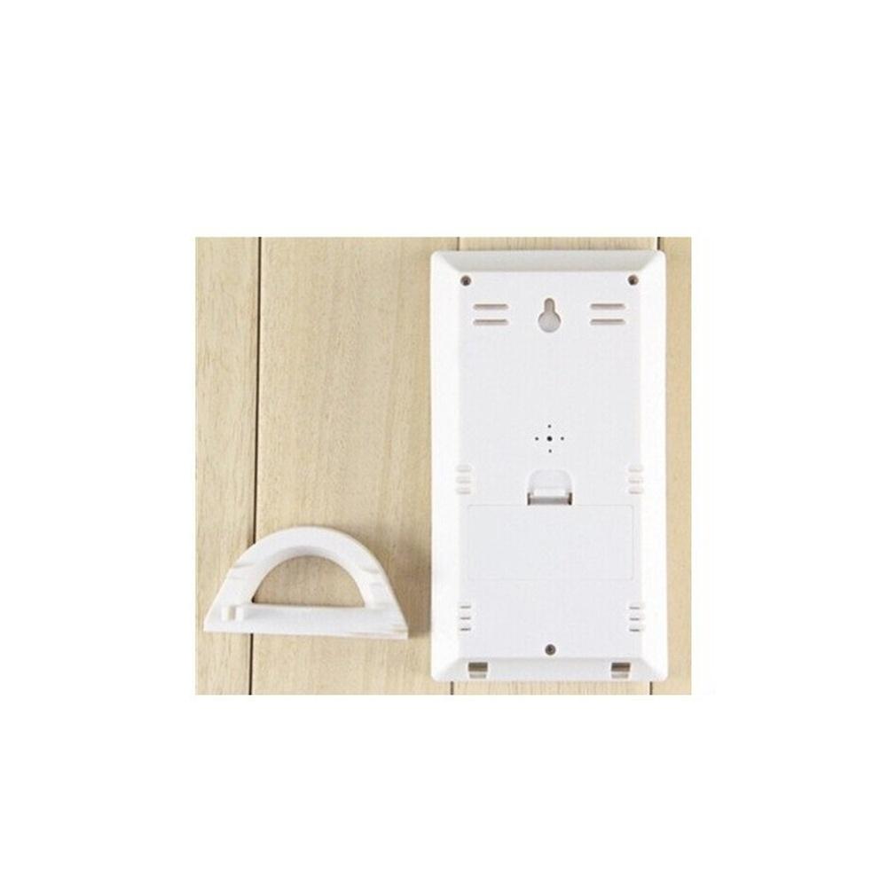 Bedroom Clock LED Weather Station Humidity Gauge Temperature Accuracy 0.1 C Humidity Accuracy 1 Indoor Outdoor Temp Display