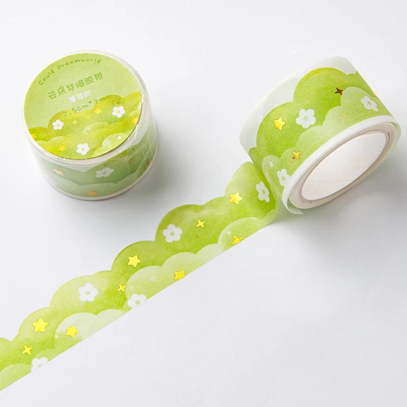 Kawaii Gradient Clouds Washi Tapes DIY Scrapbooking Journal Planner Diary Stickers Cute Masking Tape Korean Stationery OfficeKaw