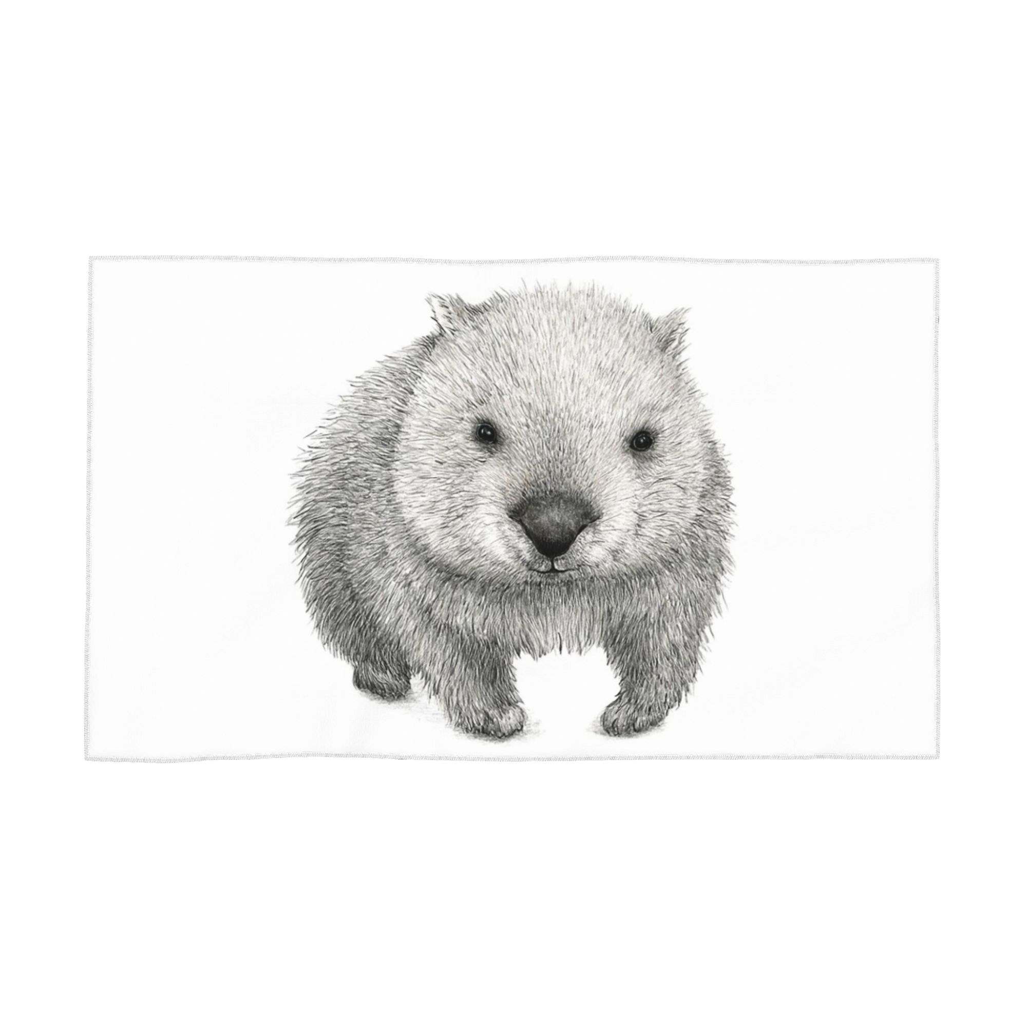 

Wombat Australia Soft Face Towel Quick Dry Pool Bath Cotton Towels Breathable W40*H60(CM)